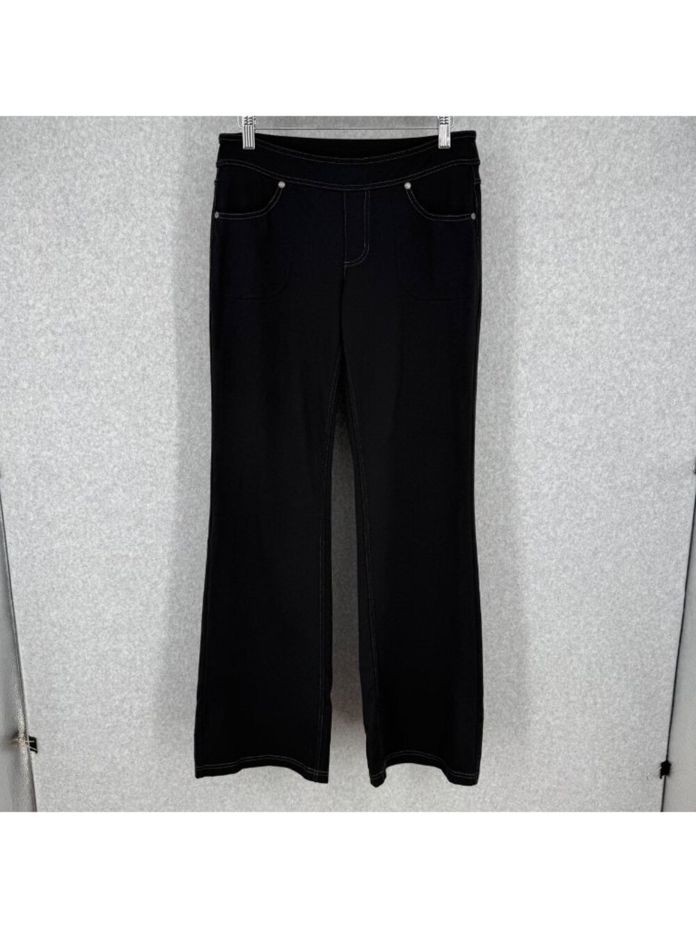 4 For 20 ATHLETA Black Pull-On OFFICE YOGA Wide-Leg Pants